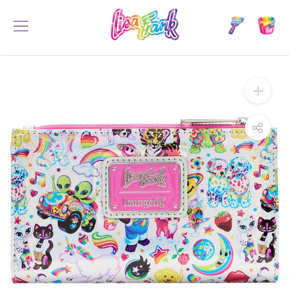 lisa frank loungefly wallet
